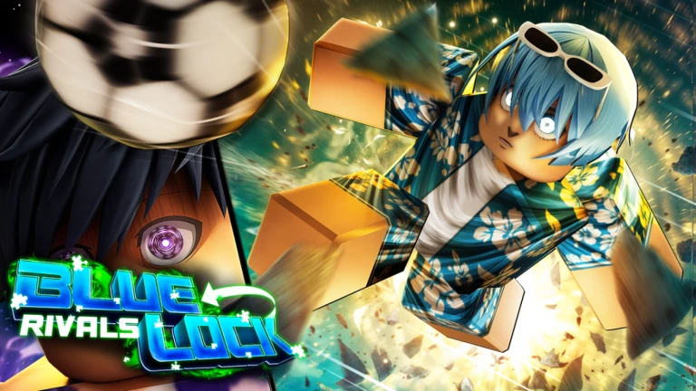 Blue Lock Rivals Character with Soccer Ball